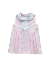 Load image into Gallery viewer, Girls Pink and White Gingham Dress