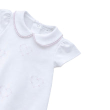 Load image into Gallery viewer, Baby Girls White Romper - Char-le-maine | Luxury Baby &amp; Children's Wear