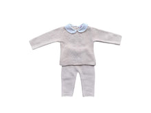 Load image into Gallery viewer, Beige Knit Trouser Set - Char-le-maine | Luxury Baby &amp; Children's Wear
