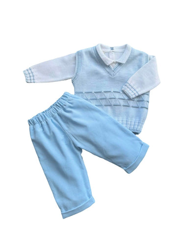 Boys 3-Piece Top & Trouser Set