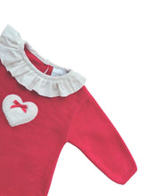 Load image into Gallery viewer, Girls Red Knitted Dress
