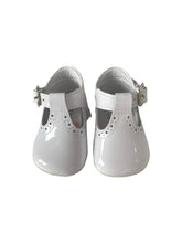 Load image into Gallery viewer, Unisex Classic White Patent Pram Shoe