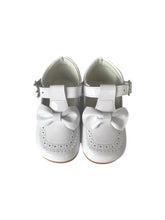 Load image into Gallery viewer, Girls Classic White Patent T-Bar Shoe