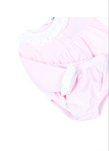Load image into Gallery viewer, Baby Girls Pale Pink Cotton Shorts Set - Char-le-maine | Luxury Baby &amp; Children's Wear