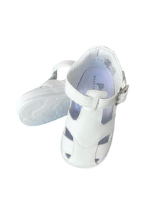 White Leather Sandal