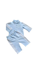 Load image into Gallery viewer, Boys Blue &amp; Cream Trouser set