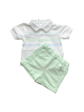 Load image into Gallery viewer, Boys Stripped Cotton Short Set - Char-le-maine | Luxury Baby &amp; Children's Wear