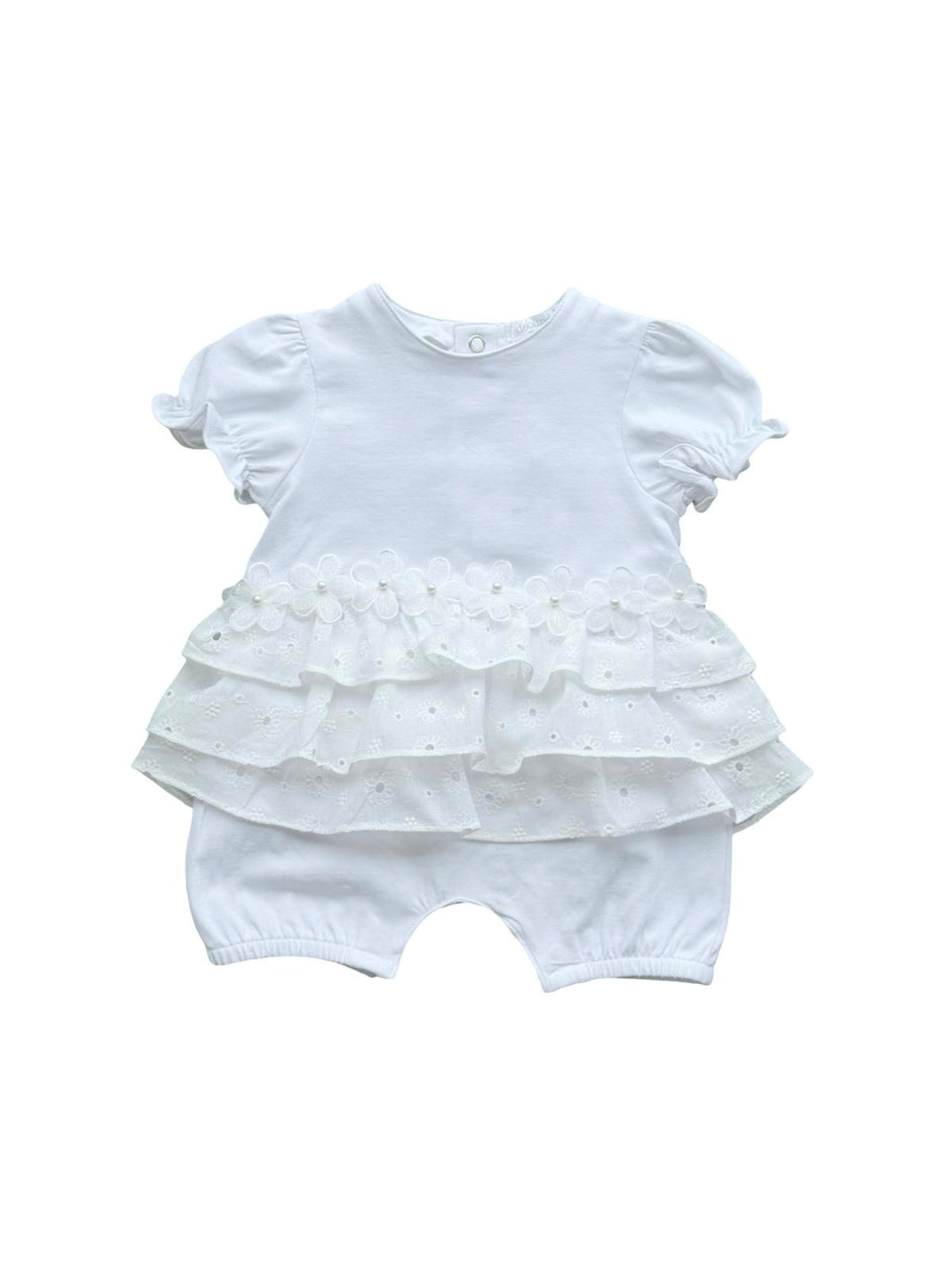 Girls Brodrie Anglaise Romper