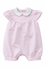 Load image into Gallery viewer, Girls Pink &amp; White Romper - Char-le-maine | Luxury Baby &amp; Children's Wear