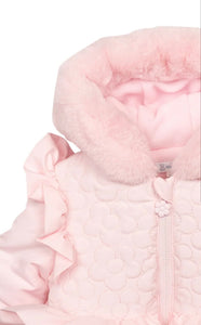 Girls Pink Padded Coat