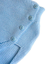 Load image into Gallery viewer, LBaby Boys Blue Knitted Short Set - Char-le-maine | Luxury Baby &amp; Children's Wear