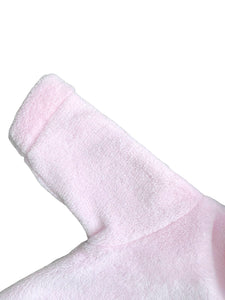 Teddy Fleece Blue Hooded Pram suit