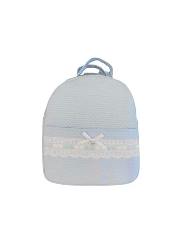 Boys Blue and White Backpack