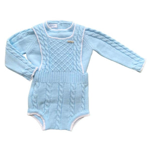 Knitted Jumper and Romper Set