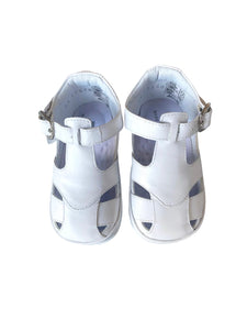 White Leather Sandal