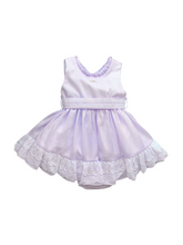 Load image into Gallery viewer, Girls lilac occasion dress