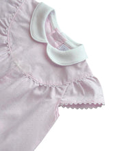 Load image into Gallery viewer, Girls Pink &amp; White Romper - Char-le-maine | Luxury Baby &amp; Children's Wear