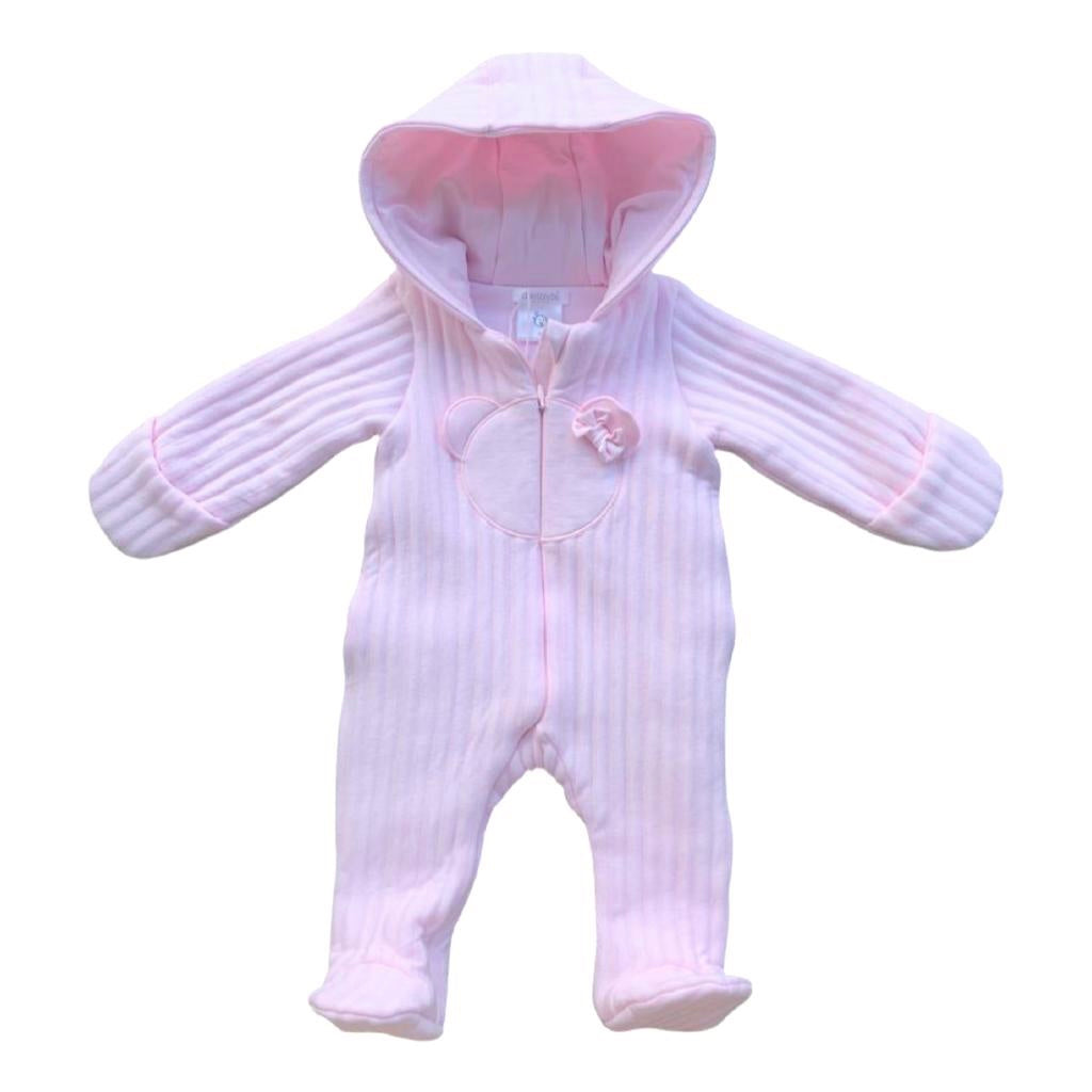 Pink Quilted Snowsuit