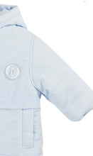 Load image into Gallery viewer, Blue Hooded Padded Jacket