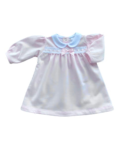 Pink Cotton Jersey Baby Dress