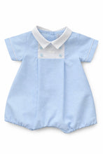 Load image into Gallery viewer, Boys Blue Romper - Char-le-maine | Luxury Baby &amp; Children's Wear