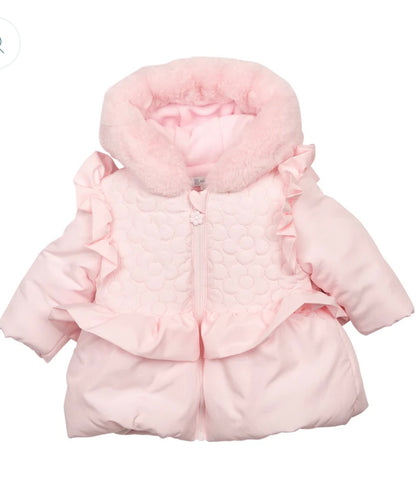 Girls Pink Padded Coat