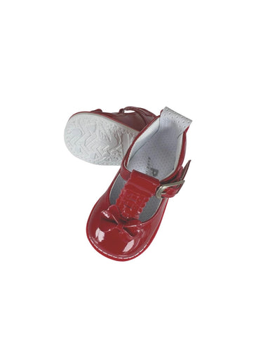 Girls Red Patent Shoe