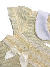 Load image into Gallery viewer, baby Girls Lemon and White Dress Set