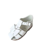 Load image into Gallery viewer, Girls White Parent Sandal - Char-le-maine | Luxury Baby &amp; Children's Wear