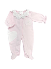 Load image into Gallery viewer, Girls Pink Cotton Babysuit