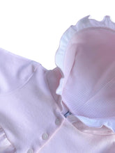 Load image into Gallery viewer, Girls Pink Cotton Hooded Jersey Trouser Set