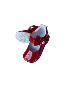 Girls Red Patent Shoe