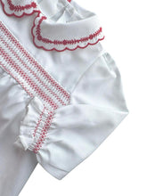 Load image into Gallery viewer, Girls Red Velvet Short Set