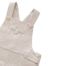 Load image into Gallery viewer, Boys Beige Striped Dungarees - Char-le-maine | Luxury Baby &amp; Children's Wear