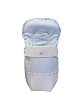 Load image into Gallery viewer, Blue Pram Footmuff