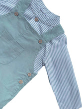 Load image into Gallery viewer, Boys Teal Green Dungareee Set