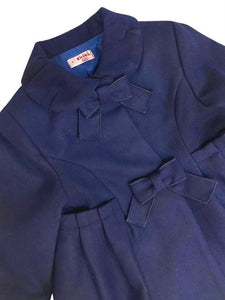 Girls Navy Coat