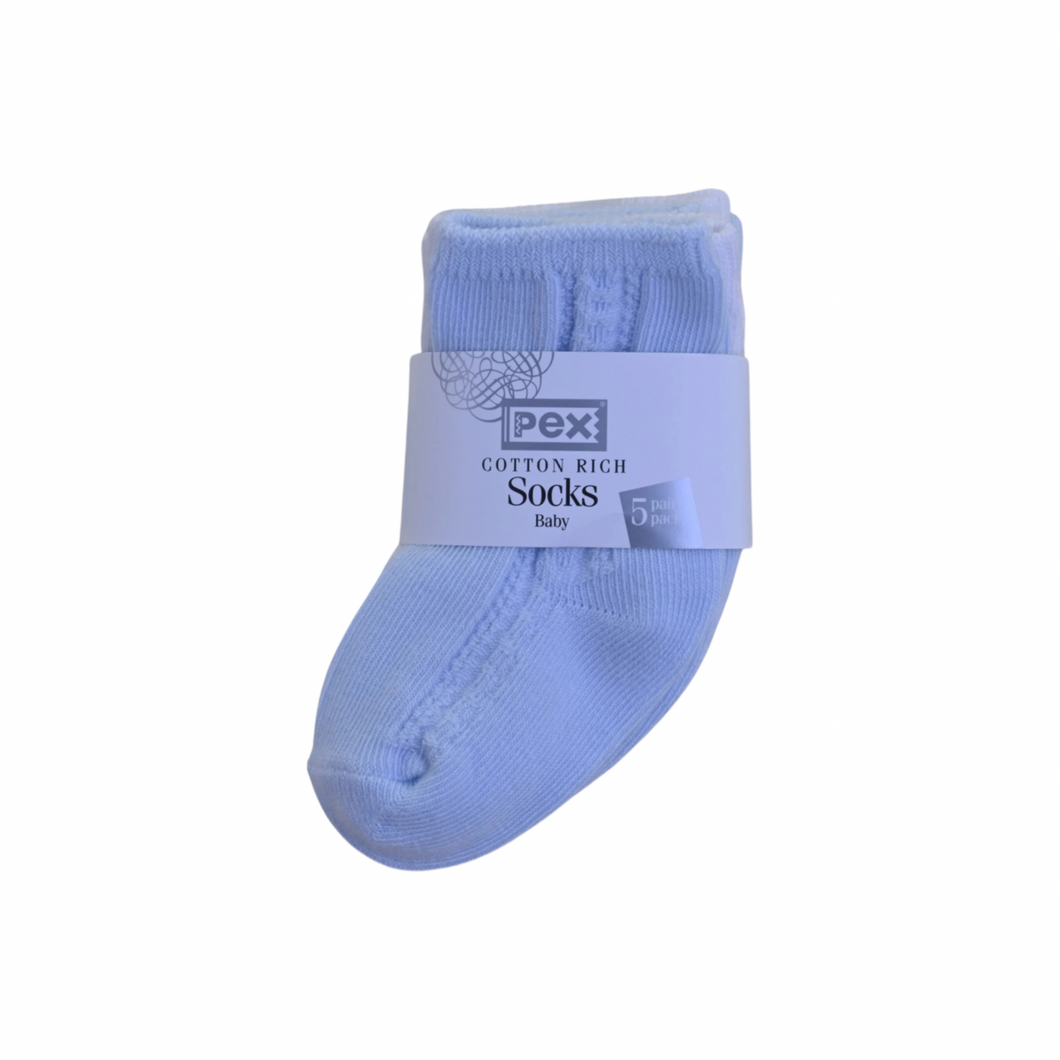 5 Pack Baby Socks