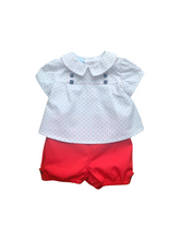 Load image into Gallery viewer, Boys sailor style short set - Char-le-maine | Luxury Baby &amp; Children&#39;s Wear