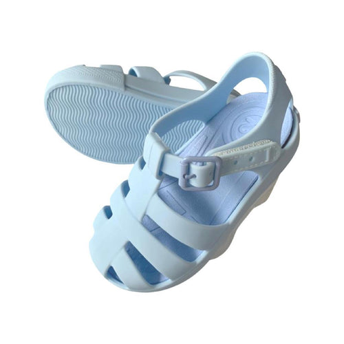 Pastel Blue Matt Jelly Sandals