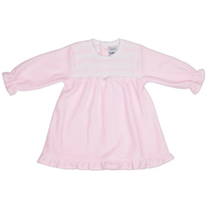 Smocked Velour Dress - Char-le-maine | Luxury Baby & Children's Wear