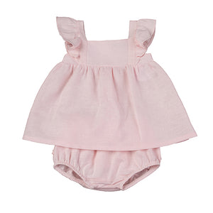 Cotton Dress & Bloomers