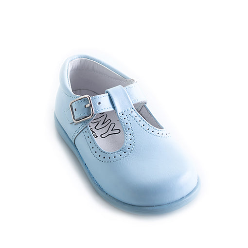 Blue Leather Shoe - Char-Le-Maine