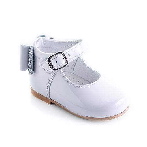 White Patent Shoe - Char-Le-Maine