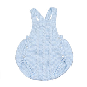 Unisex Pale Blue Knitted Shortie