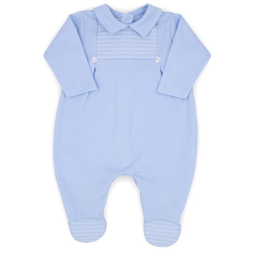 Baby blue all in one romper