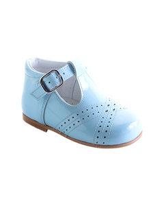 Unisex Blue Patent Shoe - Char-le-maine | Luxury Baby & Children's Wear