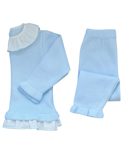 Girls Knitted Trouser Set