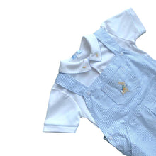 Load image into Gallery viewer, Peter Rabbit Striped Dungarees