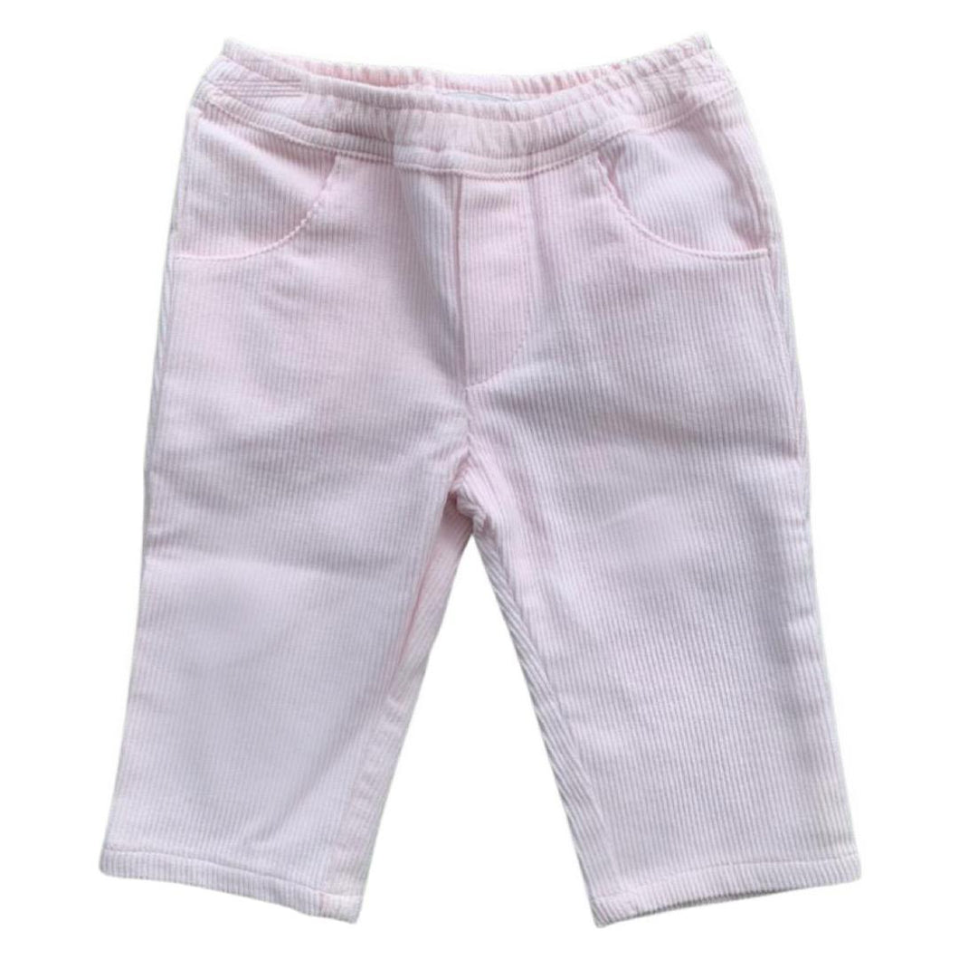 Pale Pink Jumbo Cotton Corduroy Trousers